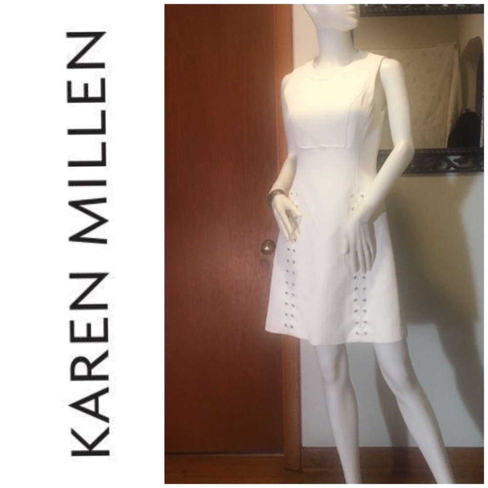 Karen Millen White Cocktail Dress Size 6